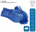 GUANTE PVC AZUL 30 cm